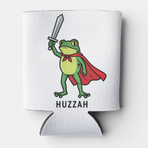 Huzzah Frog Knight Funny Sword Meme Zitat Dosenkühler