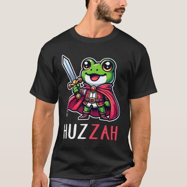 Huzzah Frog T-Shirt (Vorderseite)