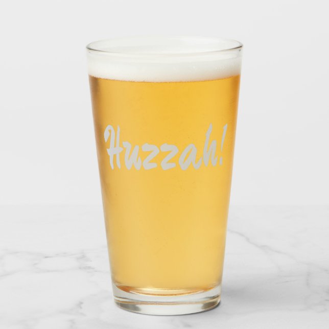 Huzzah! Hurra Glas (Vorne (Gefüllt))