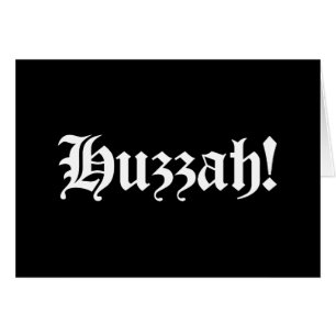 Huzzah! {Mittelalterliche Typografie}