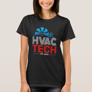 HVAC 2023 Abschluss-Zertifizierung als HVAC Tech T-Shirt