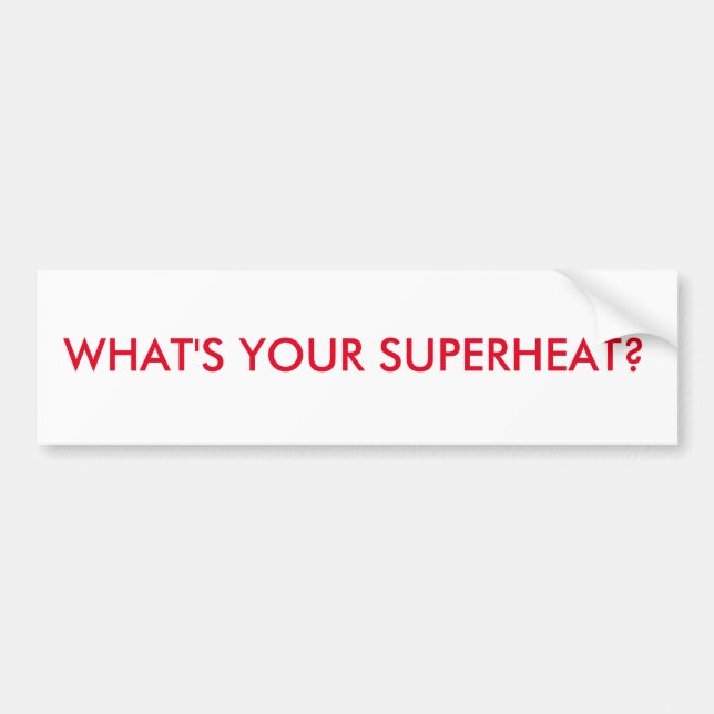 HVAC-AUTOAUFKLEBER. WAS IST IHR ÜBERHITZEN? AUTOAUFKLEBER (Vorne)