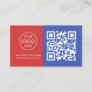 HVAC Beruflich QR-Logos Modern Visitenkarte