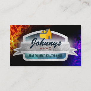 Hvac-Grafikdesign-Visitenkarten Visitenkarte
