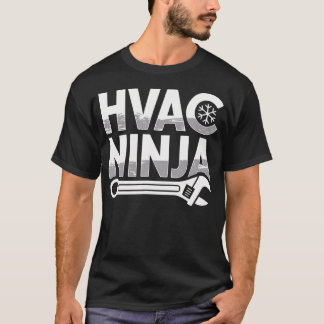 Hvac Ninja Bekleidung Professional Master Klimaanl T-Shirt