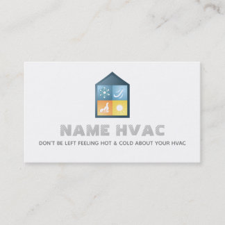 Hvac-Slogan-Visitenkarten Visitenkarte