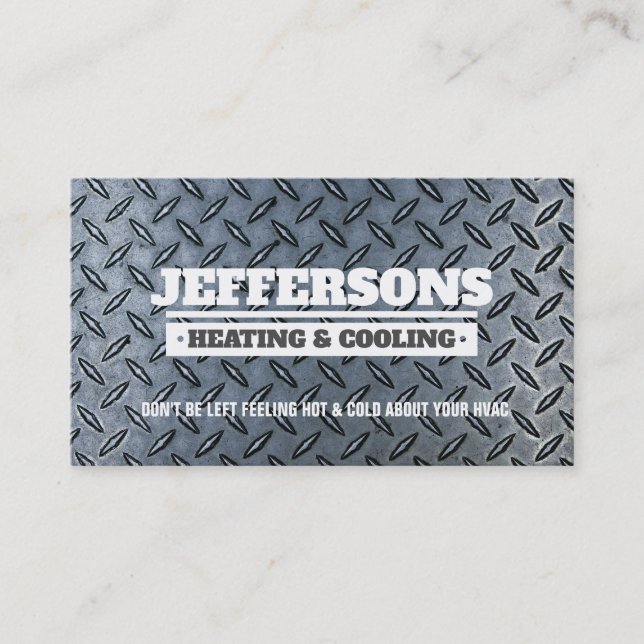 HVAC Slogans Business Cards Visitenkarte (Vorderseite)