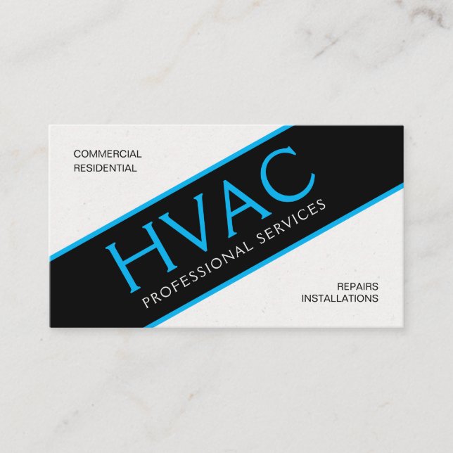 HVAC-Standard, 3,5" x 2,0" Visitenkarte (Vorderseite)