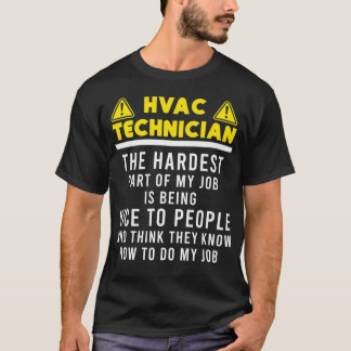 HVAC Technician Funny HVAC Tech Premium _55 T-Shirt