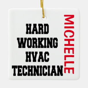 HVAC-Techniker CUSTOM Keramikornament