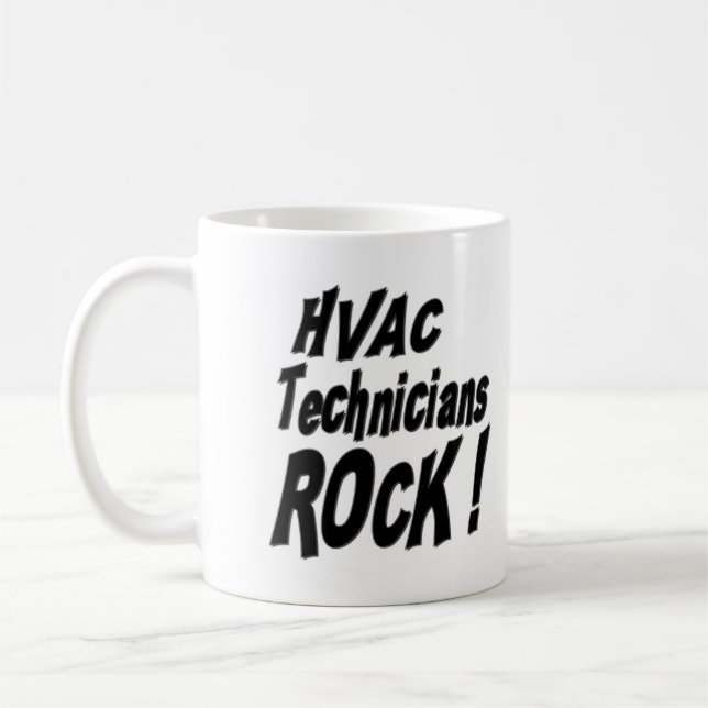 Hvac-Techniker-Felsen! Tasse (Links)