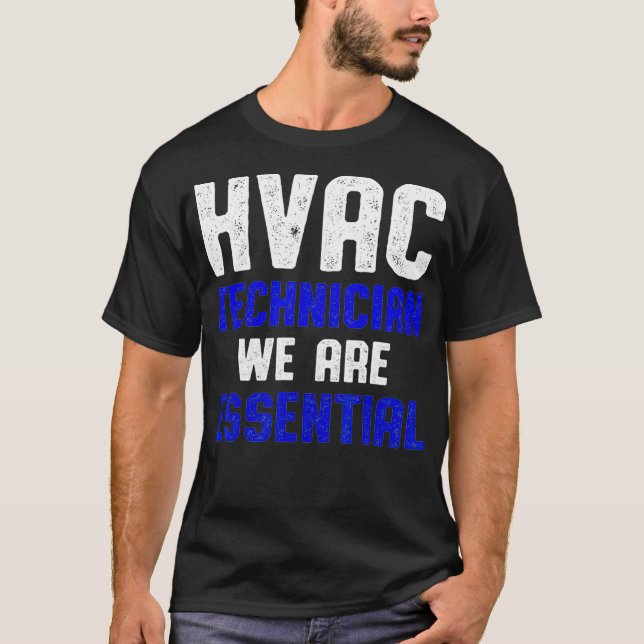 HVAC Techniker Funny HVAC Tech T-Shirt (Vorderseite)