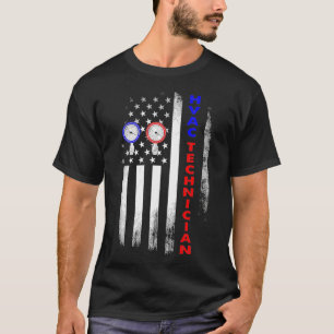 HVAC Techniker USA Funny HVAC Tech Premium T-Shirt
