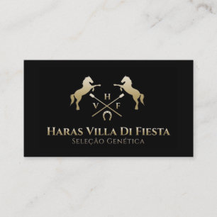 HVF Equine Elegant Reiten Reitsport Visitenkarte