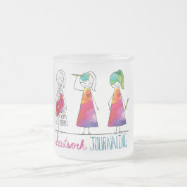 HWJ Character Mattiert Glass Tasse