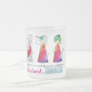 HWJ Character Mattiert Glass Tasse