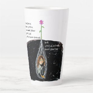 HWJ Sie wurden Latte-Tasse gepflanzt Milchtasse