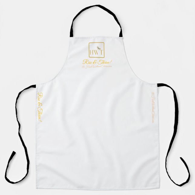 HWT Rise & Thrive Gold Collection Schürze (Vorderseite)