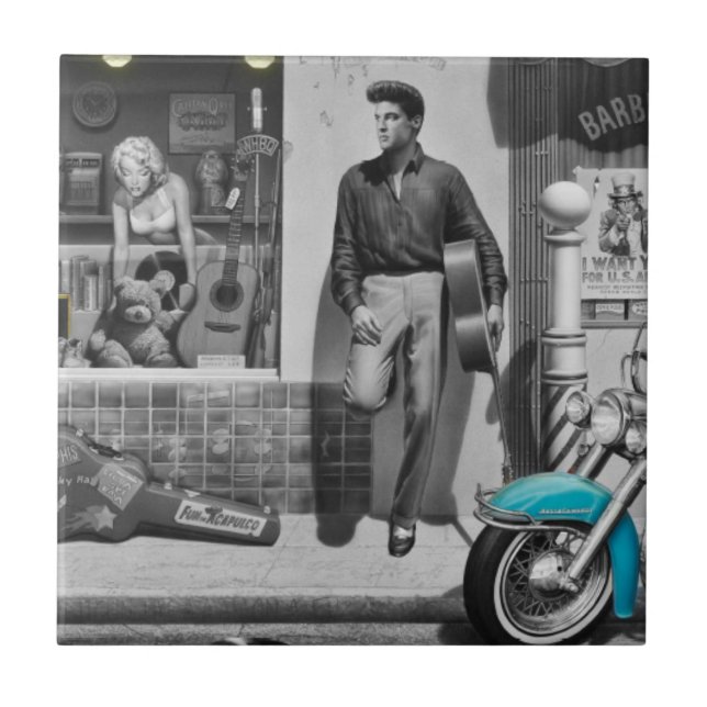 HWY 51 Silber Fliese (Vorderseite)