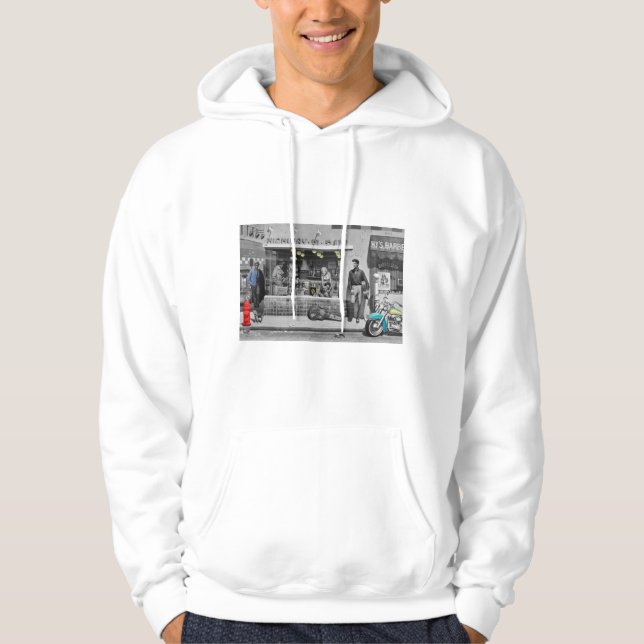 HWY 51 Silber Hoodie (Vorderseite)