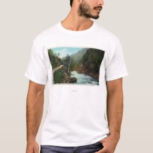 Hwy Ansicht von Ausable Fluss nahe Wilmington T-Shirt