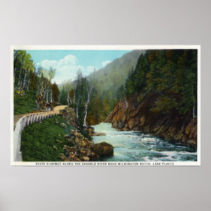 Hwy View Ausable River bei Wilmington Poster