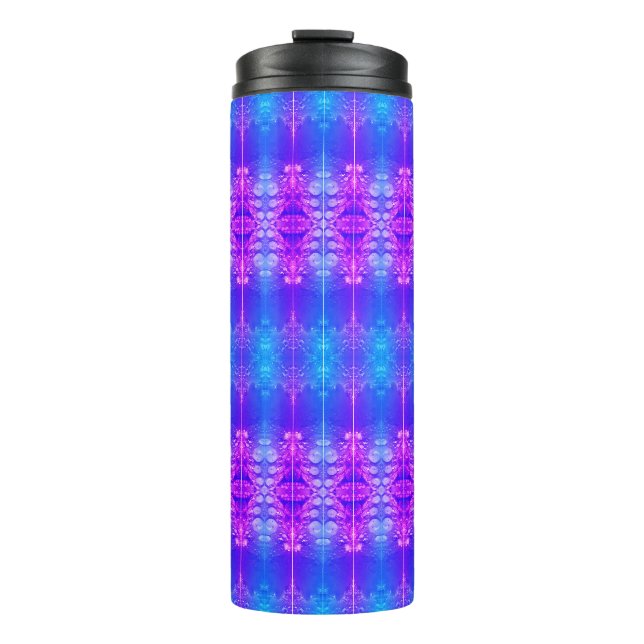 Hy Blue Ikat 4 Mia Thermosbecher (Vorderseite)