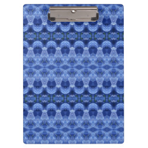 Hy Blue Ikat Klemmbrett