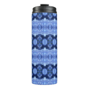 Hy Blue Ikat Thermosbecher