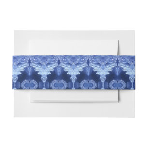 Hy Blue Ikat Zen Einladungsbanderole