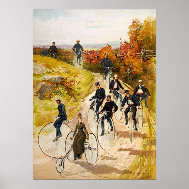 Hy Sandham Bicycling Poster (Vorne)