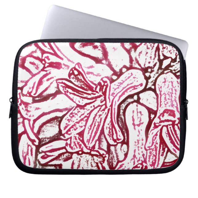 Hyacinth bearbeitet laptopschutzhülle (Vorderseite)