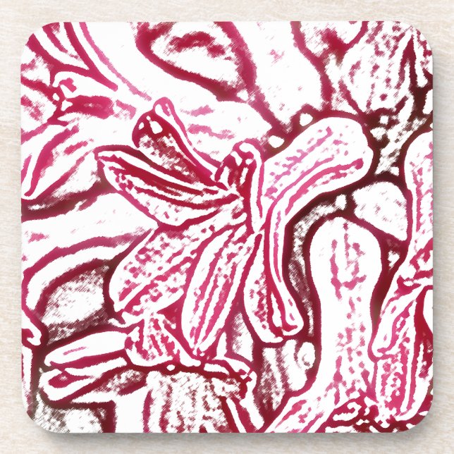 Hyacinth bearbeitet untersetzer (Vorderseite)