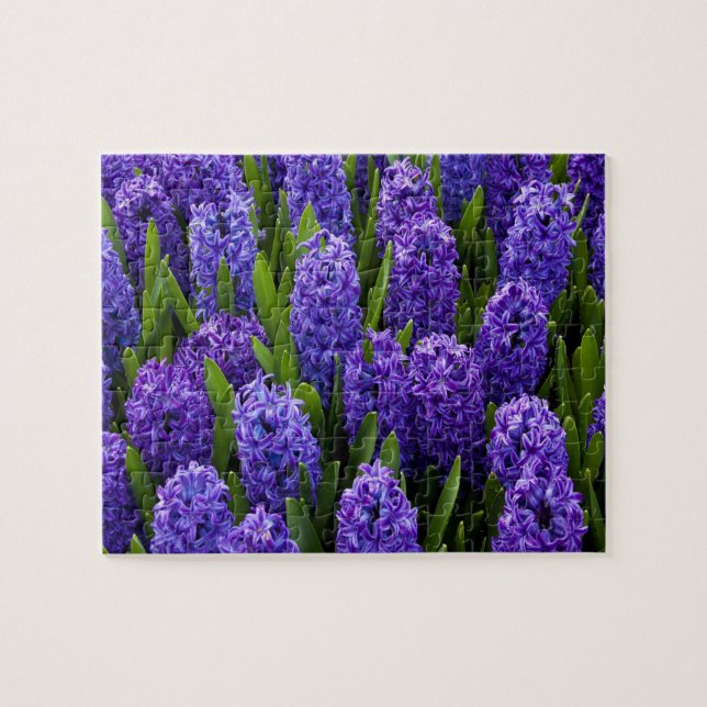 Hyacinth Violet Wildblumen Jigsaw Puzzle (Horizontal)
