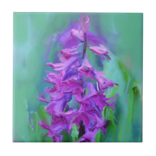 Hyakinth-Blume Fliese (Vorderseite)