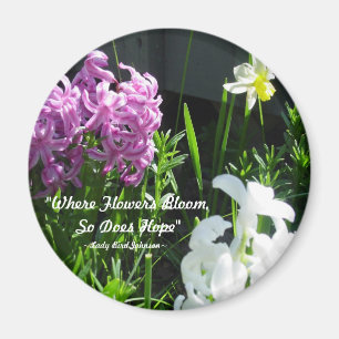 Hyakinthen & affodil magnet