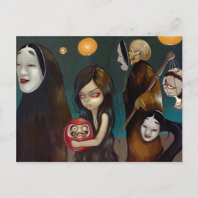 "Hyakki Yakō" Postkarte Teil 1 (Vorderseite)