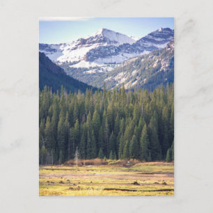 Hyalite Peaks Bozeman, Montana Postkarte