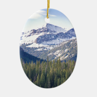 Hyalite ragt Bozeman, Montana empor Keramikornament