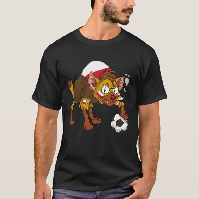 Hyäne Fan Polen T-Shirt (Vorderseite)