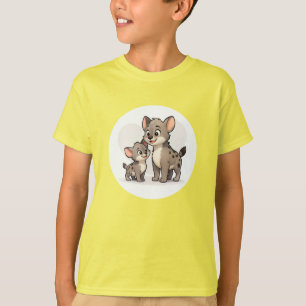 Hyänen Familie T-Shirt