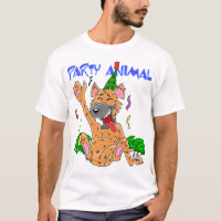 Hyänen-Party-Tier-T - Shirt