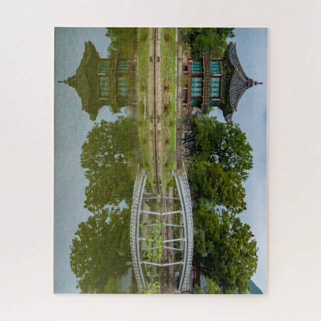 Hyangwonjeong Pavilion Seoul Südkorea (Vertikal)