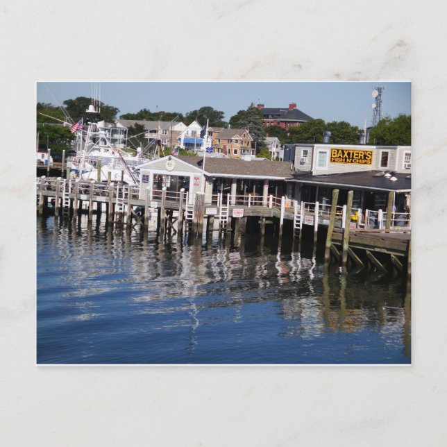 Hyannis Harbour, Cape Cod Postkarte (Vorderseite)