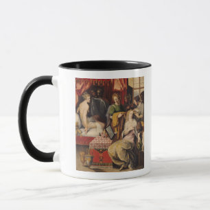 Hyante und Climene an ihrer Toilette Tasse