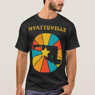 Hyattsville Maryland Vintag Distressed Souvenir 1 T-Shirt