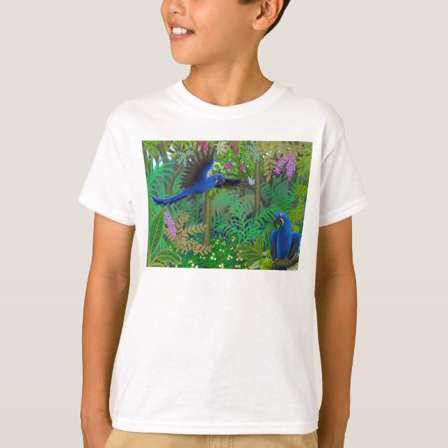 Hyazinthemacaws-KinderT - Shirt (Vorderseite)
