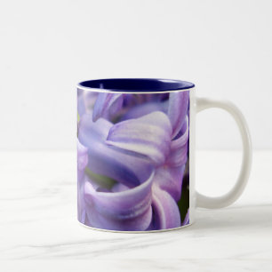 Hyazinthen-Blumen-Kaffeetasse Zweifarbige Tasse