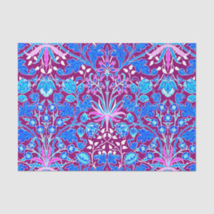 Hyazinthen-Druck, Aqua und Lila Williams Morris Seidenpapier