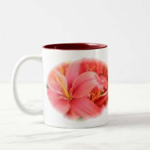 Hybrid-Lilien-Koordinationselemente Zweifarbige Tasse